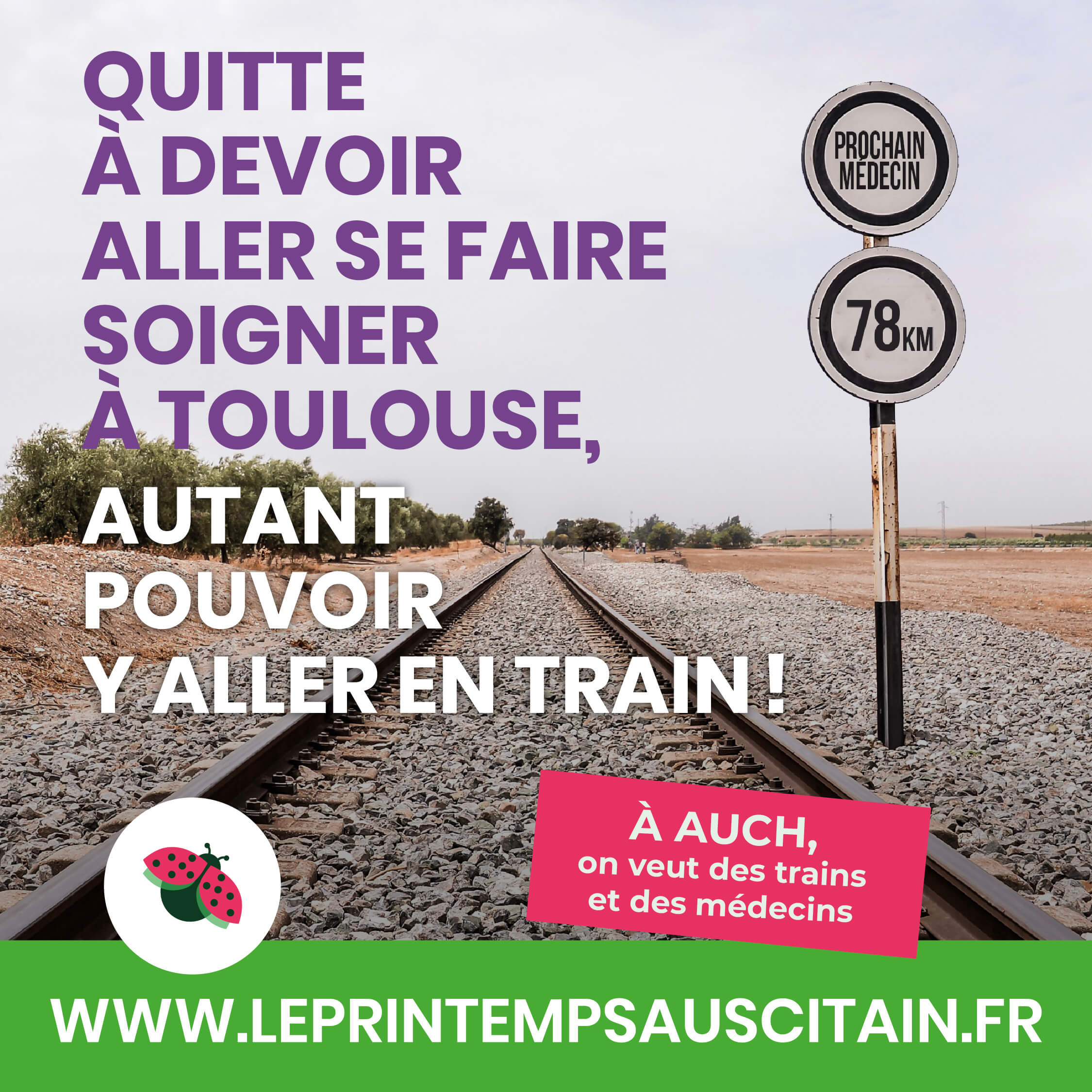 Train Auch-Toulouse : c’est le Printemps qui réveille !